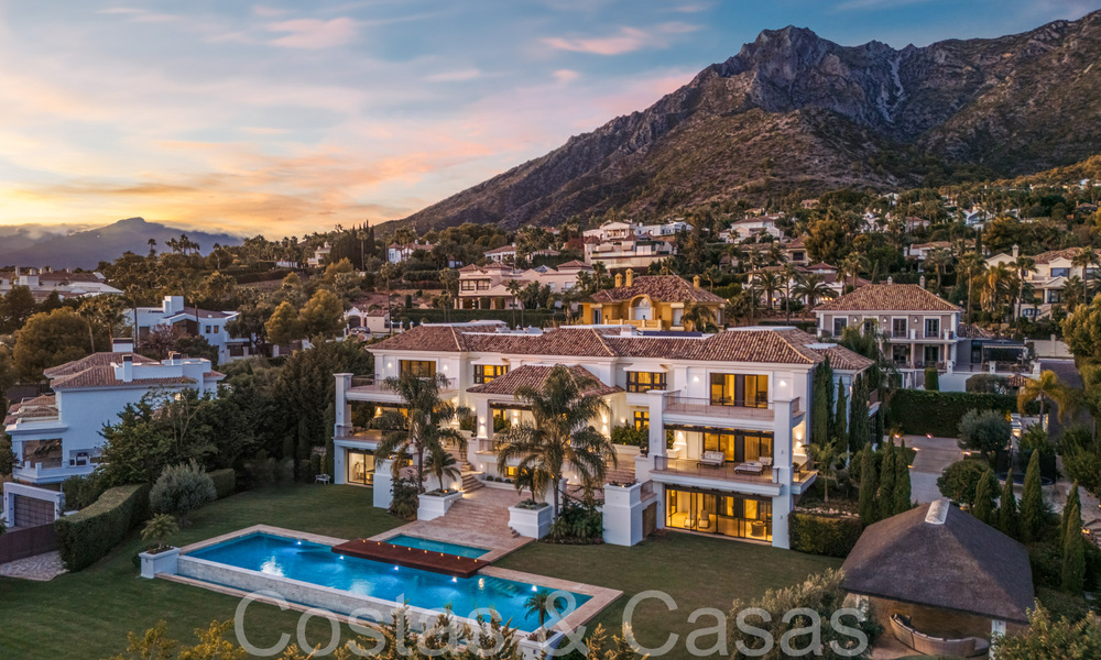 Magistral villa de lujo con vistas panorámicas al mar en Sierra Blanca, en la Milla de Oro de Marbella 68168