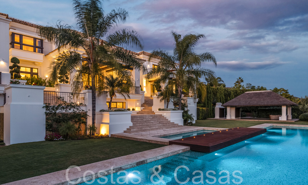 Magistral villa de lujo con vistas panorámicas al mar en Sierra Blanca, en la Milla de Oro de Marbella 68169
