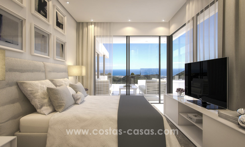 Apartamentos modernos de lujo en venta con vistas al mar a pocos minutos en coche del centro de Marbella 4648