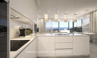 Apartamentos modernos de lujo en venta con vistas al mar a pocos minutos en coche del centro de Marbella 4651 