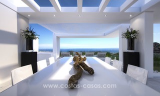Apartamentos modernos de lujo en venta con vistas al mar a pocos minutos en coche del centro de Marbella 4658 