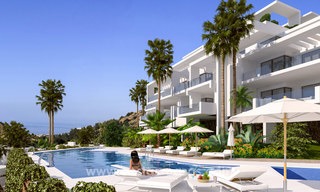 Apartamentos modernos de lujo en venta con vistas al mar a pocos minutos en coche del centro de Marbella 4670 