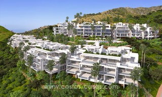 Apartamentos modernos de lujo en venta con vistas al mar a pocos minutos en coche del centro de Marbella 4675 