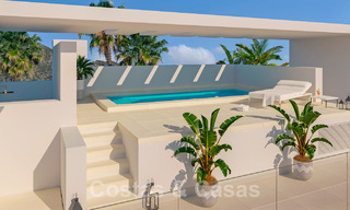 Apartamentos modernos de lujo en venta con vistas al mar a pocos minutos en coche del centro de Marbella 38345 