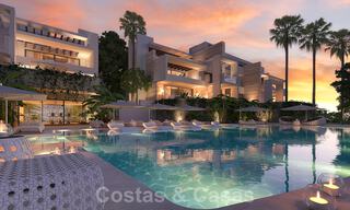 Apartamentos modernos de lujo en venta con vistas al mar a pocos minutos en coche del centro de Marbella 38349 