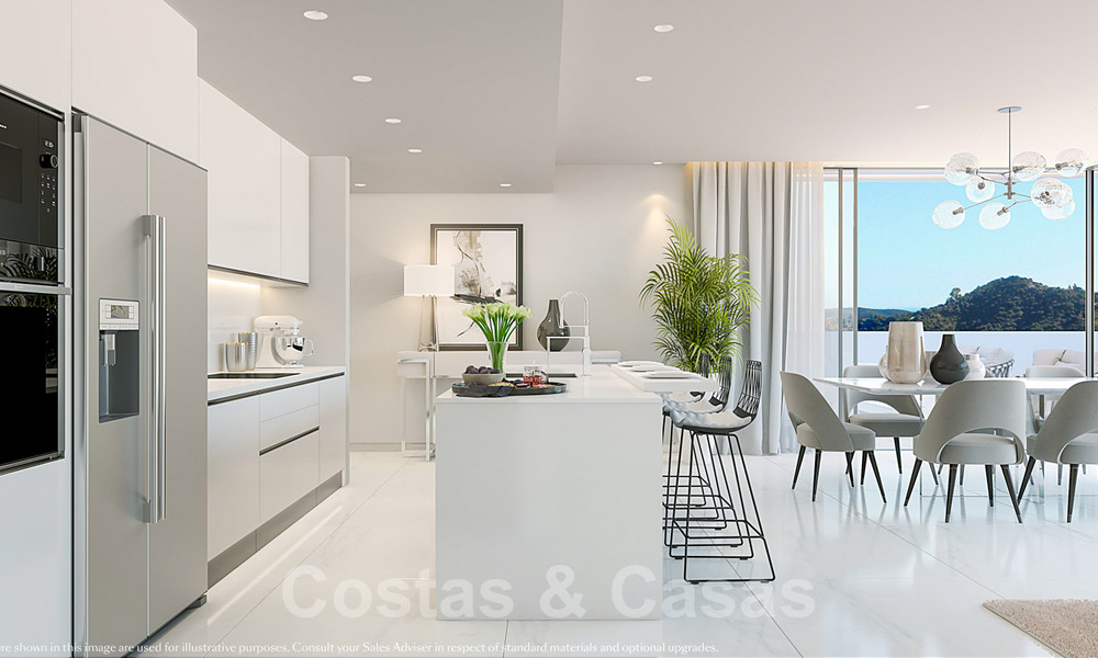Apartamentos modernos de lujo en venta con vistas al mar a pocos minutos en coche del centro de Marbella 38352