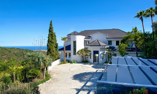 Villa de estilo contemporáneo con vistas al mar en La Zagaleta, Benahavis - Marbella 21142 