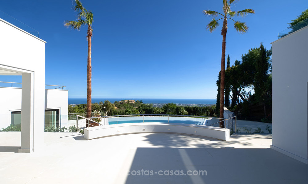 Villa de estilo contemporáneo con vistas al mar en La Zagaleta, Benahavis - Marbella 21144