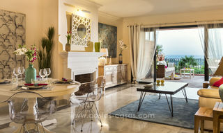 Apartamentos de lujo en venta en Benahavis - Marbella con bonitas vistas al mar. Oferta especial! ÚLTIMO APARTAMENTO. 5046 
