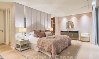 Villa de lujo en venta en primera línea de golf y vistas al mar, moderna y contemporánea, lista para entrar a vivir – Benahavis – Marbella 58535 