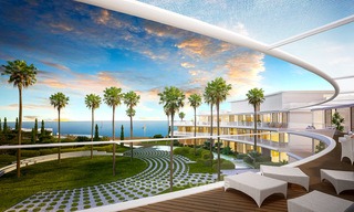 Promoción espectacular de apartamentos modernos en primera línea de playa en venta en Estepona, Costa del Sol. Listo para mudarse. 3839 