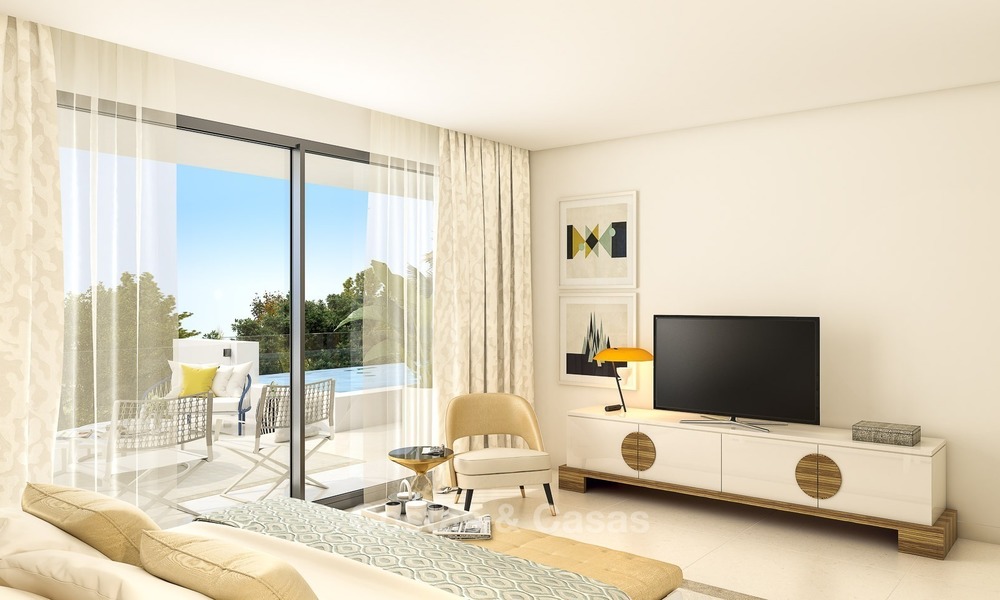 Prestigiosa Nueva Promoción de Apartamentos y Áticos en Venta en La Milla de Oro, Marbella 1109