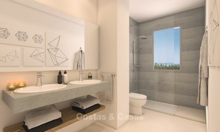 Apartamentos modernos en venta con vistas al mar, situados a 100 metros de la playa de Benalmádena, Costa del Sol 1288 