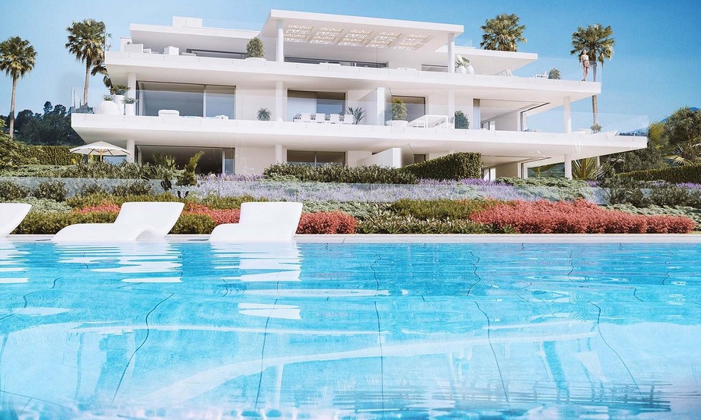 Exclusivos apartamentos nuevos y modernos frente al mar en venta, Nueva Milla de Oro, Marbella - Estepona. 12302