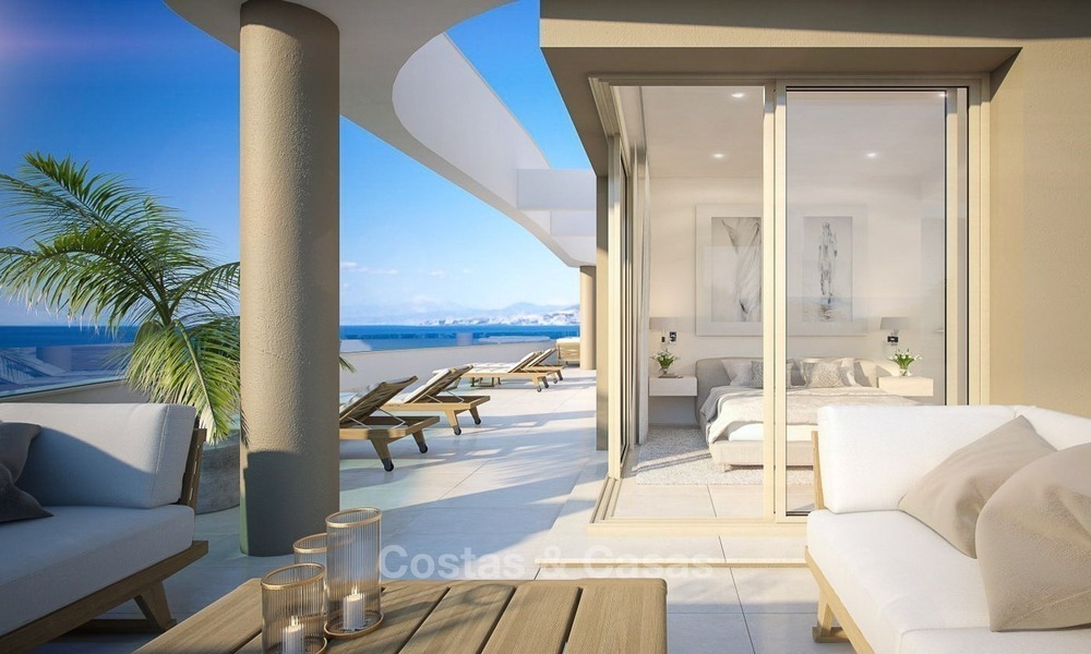 Nueva Promoción de Apartamentos Modernos frente al Mar en venta en Mijas Costa. ¡Terminado! ¡Última unidade! 1313