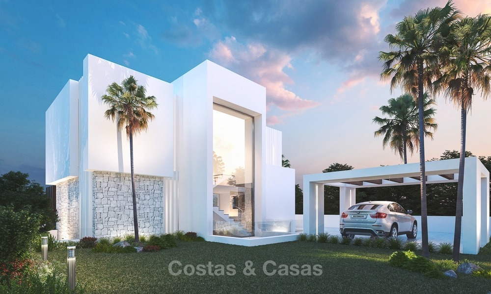Nueva construcción, desarrollo de villas contemporáneas con vistas al mar en venta, Mijas, Costa del Sol 1310