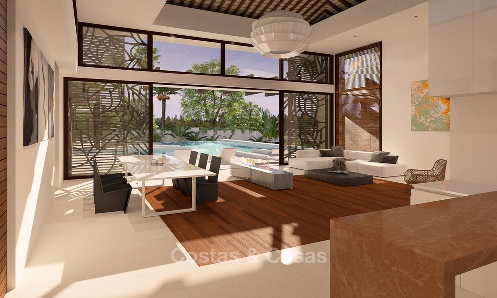 Villa nueva y moderna con vistas al mar en venta en La Nueva Milla de Oro, Estepona - Marbella 2044