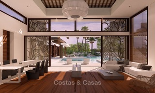Villa nueva y moderna con vistas al mar en venta en La Nueva Milla de Oro, Estepona - Marbella 2045 