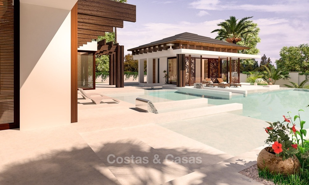 Villa nueva y moderna con vistas al mar en venta en La Nueva Milla de Oro, Estepona - Marbella 2046