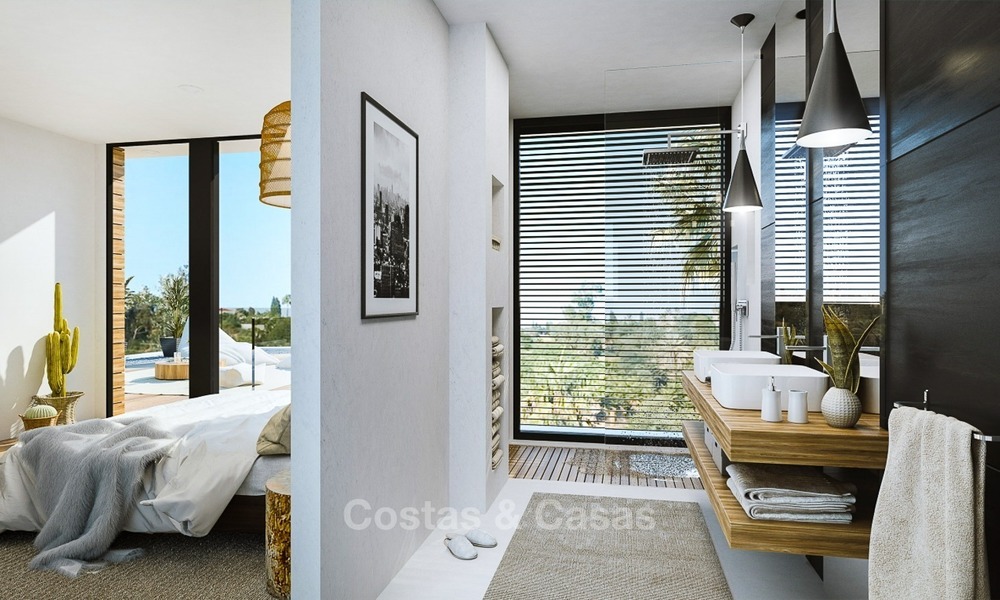 Villas contemporáneas en venta en nueva promoción, frontline golf en Estepona - Marbella 2051