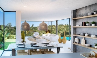 Villas contemporáneas en venta en nueva promoción, frontline golf en Estepona - Marbella 2052 