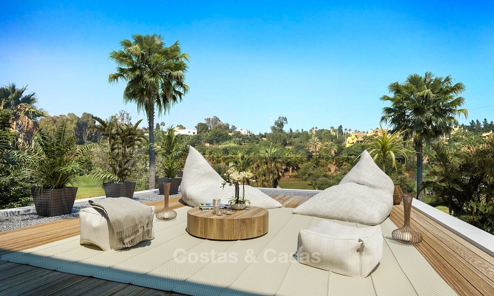 Villas contemporáneas en venta en nueva promoción, frontline golf en Estepona - Marbella 2060