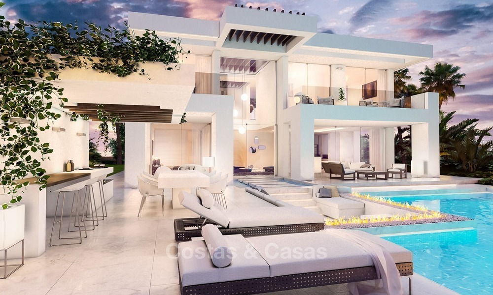 Dos villas de diseño estilo moderno contemporáneo en venta en Mijas - Costa del Sol 2077