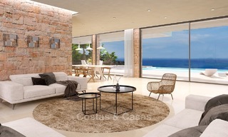 Moderna villa de diseño contemporáneo en venta con vistas al mar en Benalmádena en la Costa del Sol 2103 