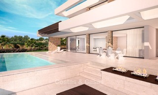Moderna villa de diseño contemporáneo en venta con vistas al mar en Benalmádena en la Costa del Sol 2102 