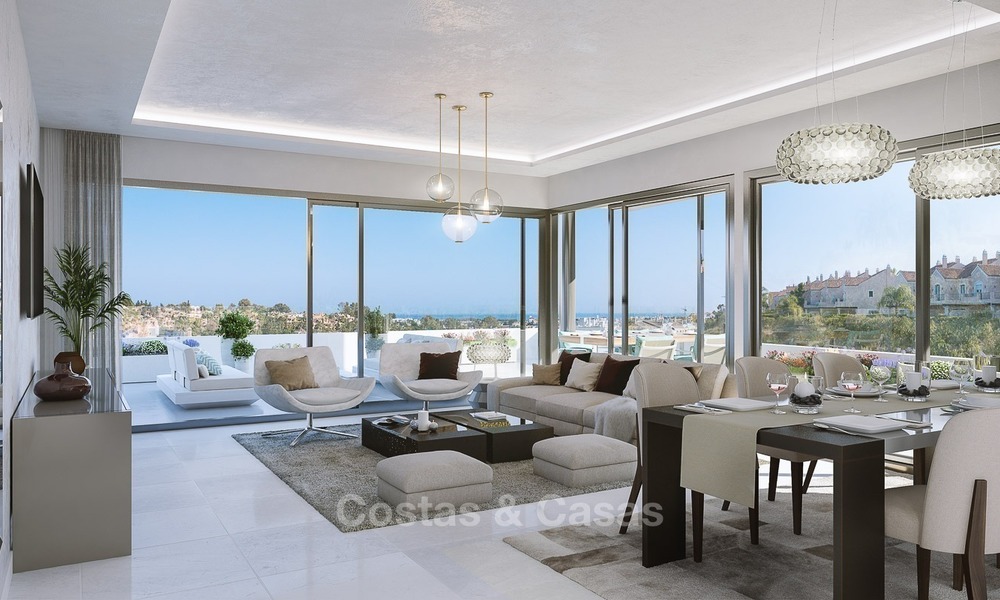 Promoción de lujo con exclusivos apartamentos y áticos de estilo boutique contemporáneo en venta en Marbella - Estepona 2303