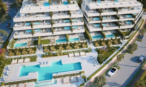 Promoción de lujo con exclusivos apartamentos y áticos de estilo boutique contemporáneo en venta en Marbella - Estepona 2301