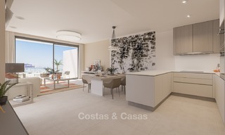 Apartamentos modernos contemporáneos en venta, situados cerca de la Playa y el Golf, Estepona - Marbella 2406 