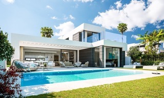 Villas modernas con vistas al mar en venta, a poca distancia de la playa y la marina - Marbella Este - Mijas 2816 