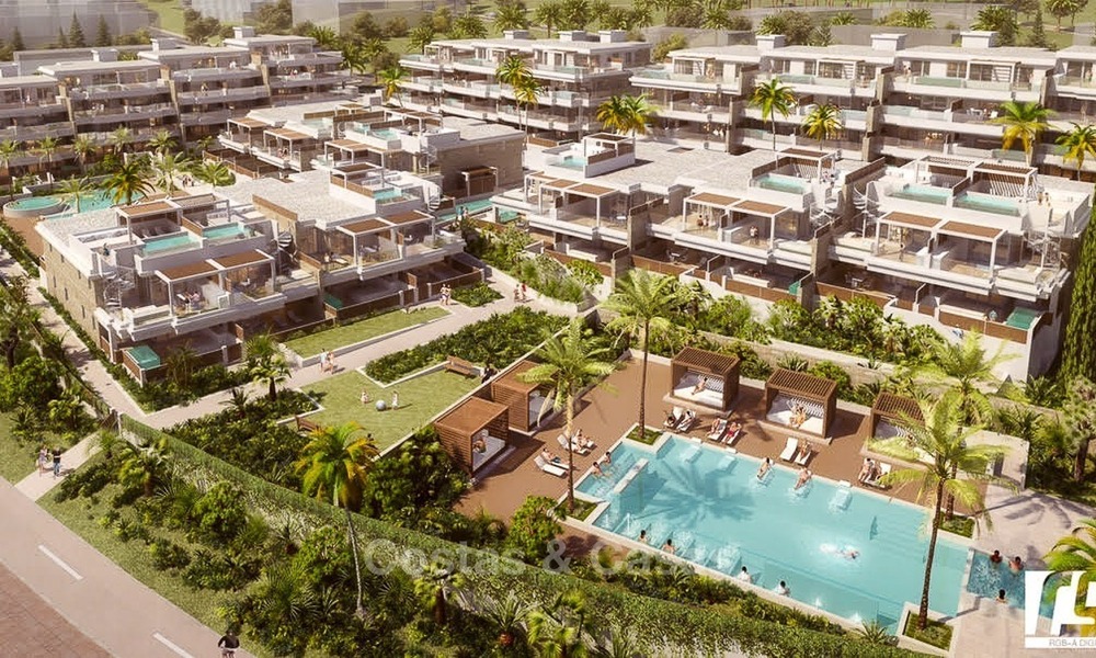 Nuevos apartamentos de lujo con piscina privada en venta en Mijas, Costa del Sol 2789