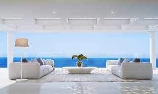 Exclusivos apartamentos nuevos y modernos en primera línea de playa en venta, Nueva Milla de Oro, Marbella - Estepona 3047 