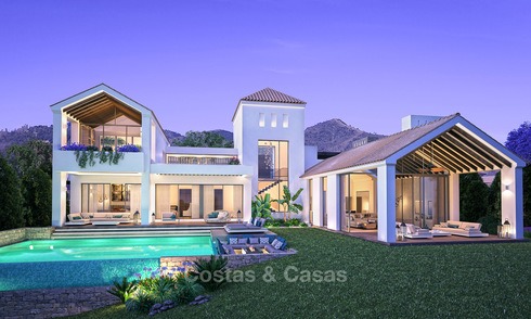 Villas de primera línea en venta en La Nueva Milla de Oro, Marbella - Estepona 3285