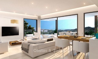 Apartamentos modernos a estrenar en venta en la Nueva Milla de Oro, entre Marbella y Estepona 3399 