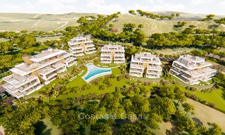 Apartamentos modernos a estrenar en venta en la Nueva Milla de Oro, entre Marbella y Estepona 3401 