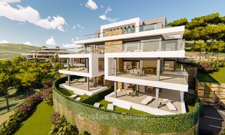 Apartamentos modernos a estrenar en venta en la Nueva Milla de Oro, entre Marbella y Estepona 3402 