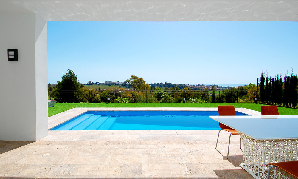 Villas contemporáneas de lujo 1ª línea Golf en venta en Marbella - Benahavis 30438