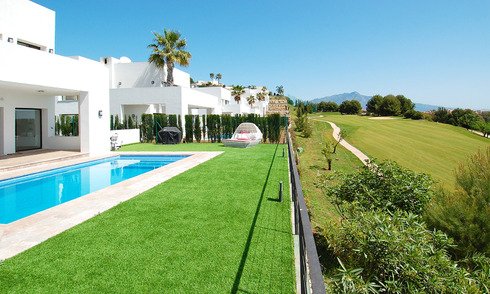 Villas contemporáneas de lujo 1ª línea Golf en venta en Marbella - Benahavis 30442