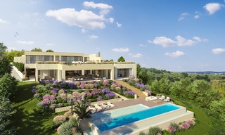 Proyecto con amplia parcela y espectacular villa de nueva construcción en venta, en un exclusivo resort de golf, en primera línea de golf en Benahavis - Marbella 3485 