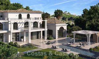 Proyecto con amplia parcela y espectacular villa de nueva construcción en venta, en un exclusivo resort de golf, en primera línea de golf en Benahavis - Marbella 50220 