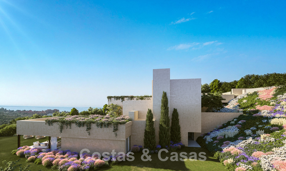 Proyecto con amplia parcela y espectacular villa de nueva construcción en venta, en un exclusivo resort de golf, en primera línea de golf en Benahavis - Marbella 50224