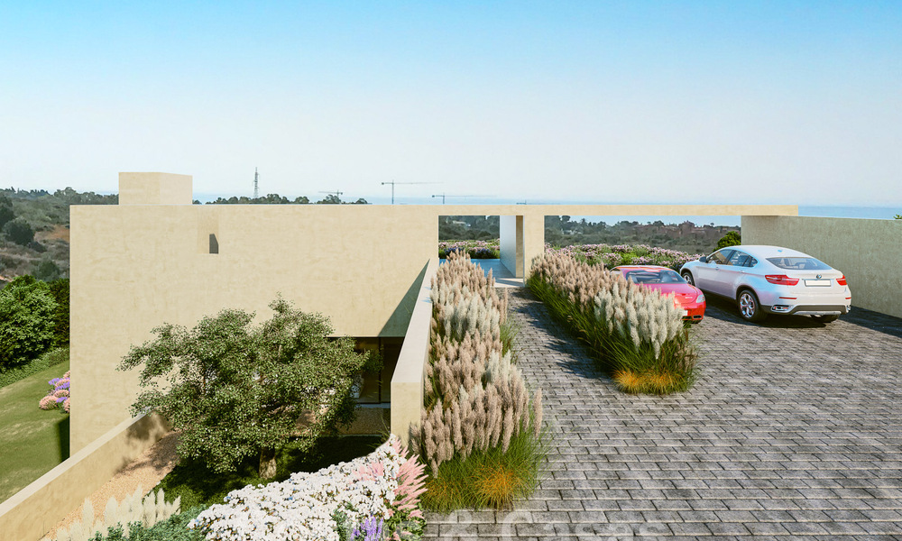 Proyecto con amplia parcela y espectacular villa de nueva construcción en venta, en un exclusivo resort de golf, en primera línea de golf en Benahavis - Marbella 50225