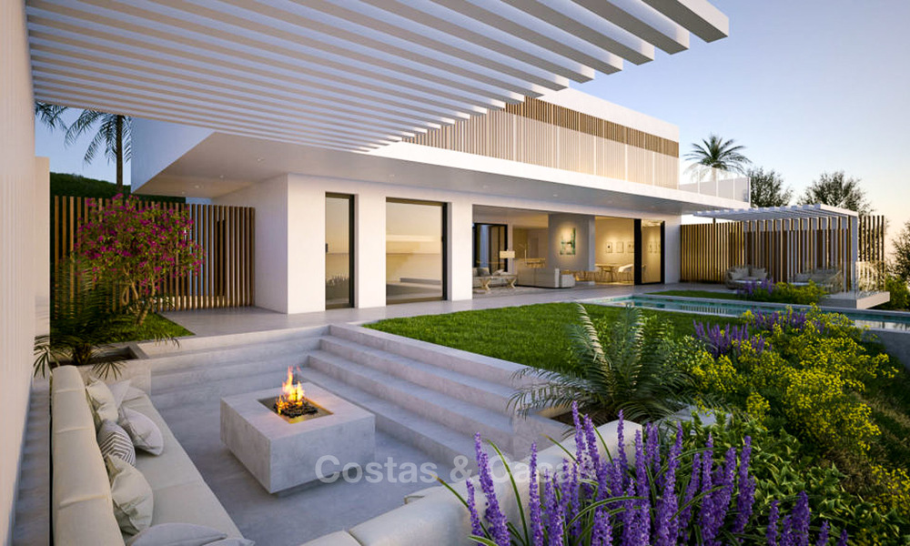 Dos lujosas y modernas villas nuevas, contemporáneas y respetuosas con el medio ambiente, a la venta en un complejo - boutique, Casares - Estepona 3568