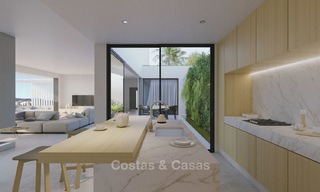 Dos lujosas y modernas villas nuevas, contemporáneas y respetuosas con el medio ambiente, a la venta en un complejo - boutique, Casares - Estepona 3569 