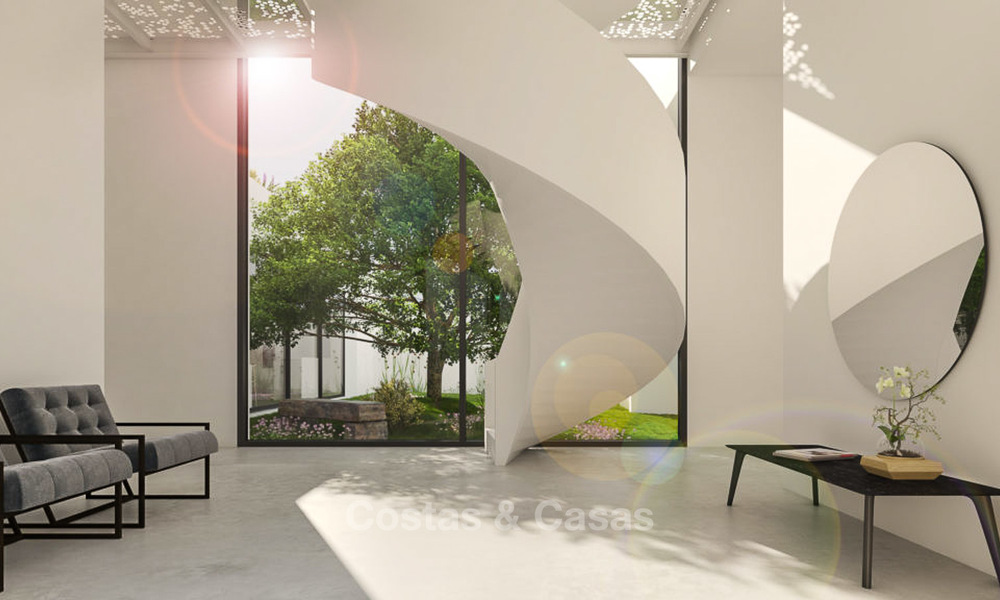 Dos lujosas y modernas villas nuevas, contemporáneas y respetuosas con el medio ambiente, a la venta en un complejo - boutique, Casares - Estepona 3562