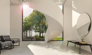 Dos lujosas y modernas villas nuevas, contemporáneas y respetuosas con el medio ambiente, a la venta en un complejo - boutique, Casares - Estepona 3562 