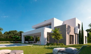Villas modernas de lujo en venta en una nueva urbanización en Mijas, Costa del Sol 4066 